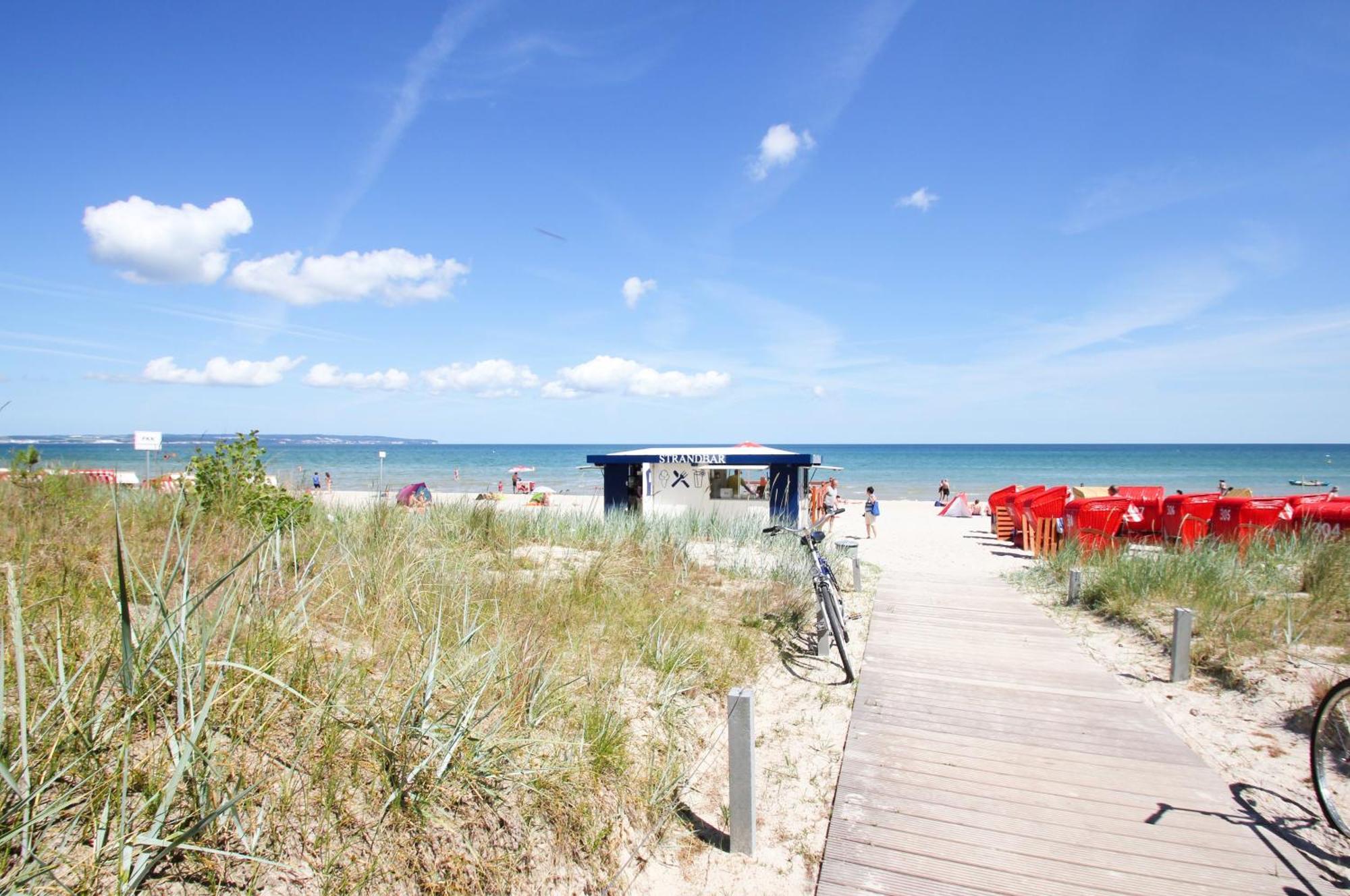 Aparthotel Ostsee Fewo 6 Balkon, Meerblick, Strand 빈츠 외부 사진